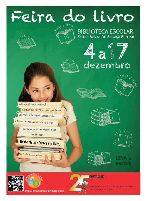 Cartaz A3 Feira do Livro 2024